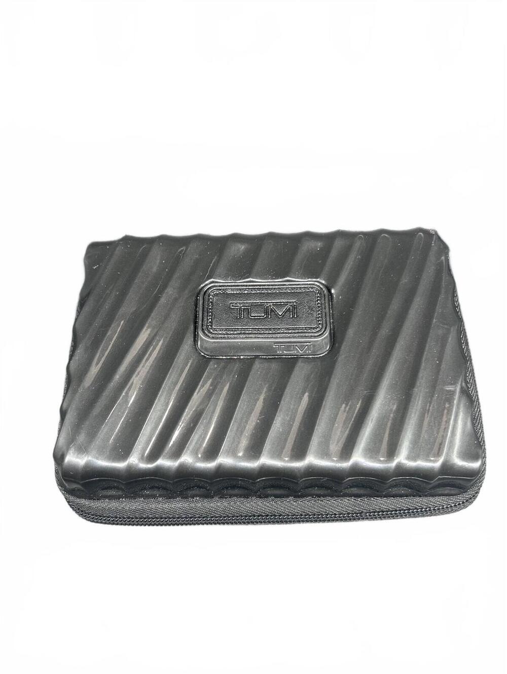 Tumi Black Hard Shell Compact Travel Case